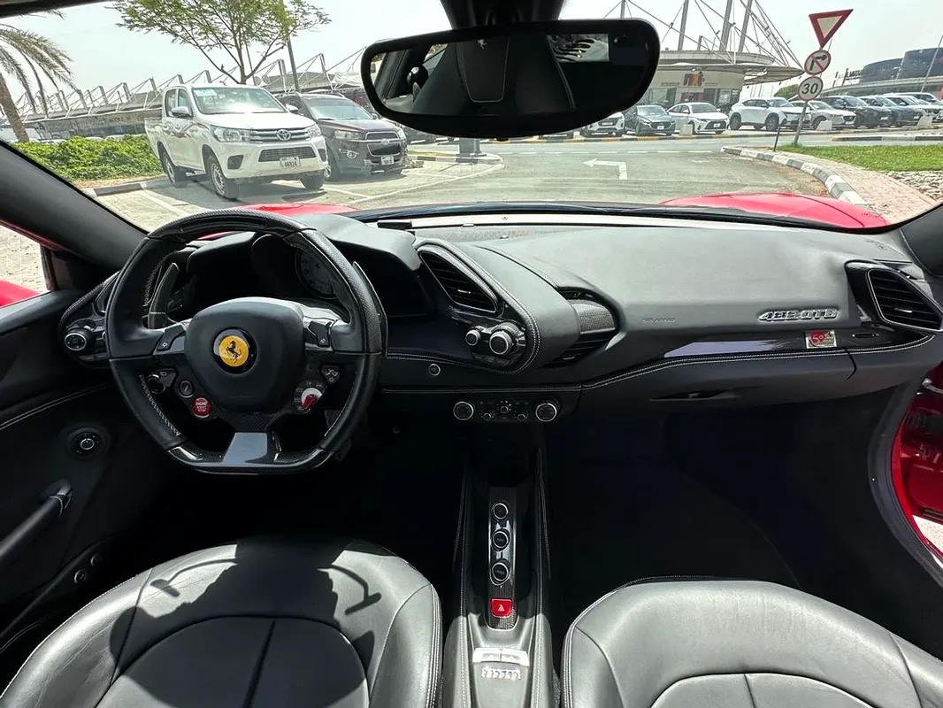 Red Ferrari 488 GTB Base 2017